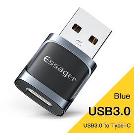 adattatore carica rapida OTG USB 3.0 a USB tipo C