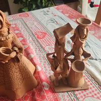 statuine in terracotta