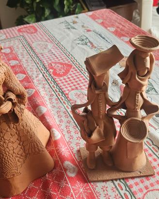statuine in terracotta sardegna