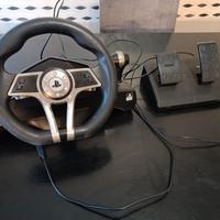 Volante con pedaliera Hurricane Wheel per Ps4 ePs3