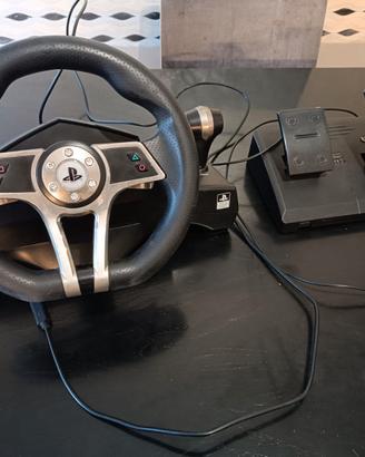 Volante con pedaliera Hurricane Wheel per Ps4 ePs3