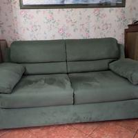 Divano 2 posti in microfibra 