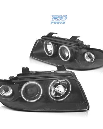 FARI PER AUDI A4 B5 94-99 ANGEL EYES CCFL FONDO NE