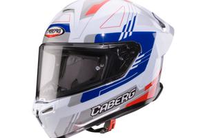 Casco Integrale CABERG Roxter BIANCO ROSSO BLU