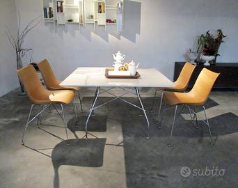 SEDIE KARTELL P wood set sedie in legno curvato 3d