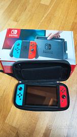 Nintendo switch con accessori e giochi