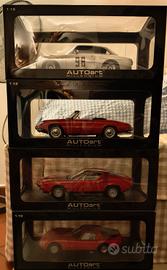 4 modelli Alfa Romeo Autoart Millennium 1:18