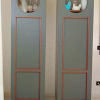 credenza, libreria a colonna_ 2 mobili artigianali