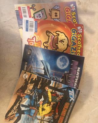Lotto 4 Fumetti Tex, Nathan Never, Scotte Giganti