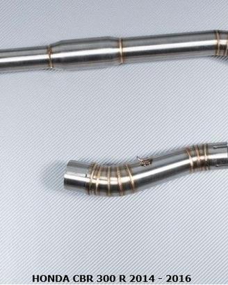 Linea completa Scarico per HONDA CBR 300 R 2014 16