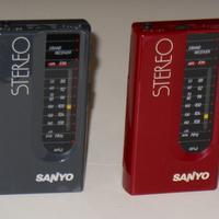 Rare mini radioline Sanyo RP42 AM/FM da collezione