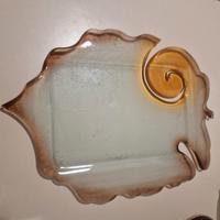 Centrotavola in vetro artistico vintage