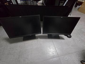 Coppia Monitor professionale Fujitsu da 24 pollici