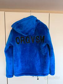 Giacca Fleece / Pile ORGVSM Blu Elettrico con Hood