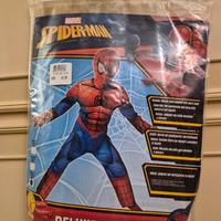 vestito in maschera di spider man