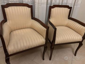poltrone antiche restaurate