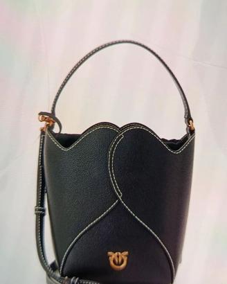 PINKO Borsa a Secchiello "Love Birds" - Nuova