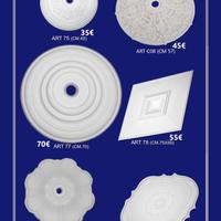 rosone per lampadario gesso illuminazione interi