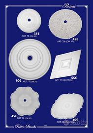 rosone per lampadario gesso illuminazione interi