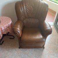 Divano e poltrone in pelle