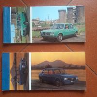ALFA ROMEO Cartoline Alfa Sud vintage anni 70