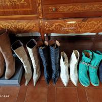 Stivali Scarpe Donna Tacchi Zeppe Decolletè Sandal