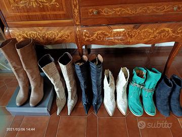 Stivali Scarpe Donna Tacchi Zeppe Decolletè Sandal