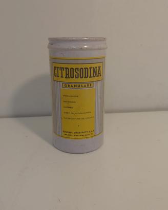Barattolo Citrosodina vintage Roussel Maestretti