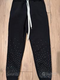 Pantalone tuta NUoVa con glitter/strass S