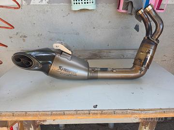 Scarico omologato Akrapovic per  Mt07 2024
