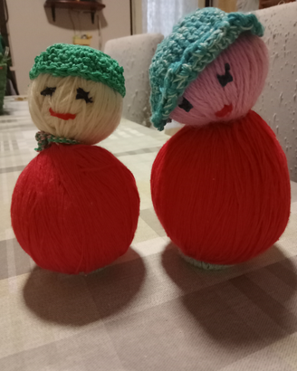 Pupazzi fatti a mano