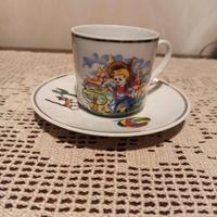 completo in ceramica, piatto, piattino colazione 