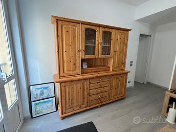 Mobile soggiorno legno massello