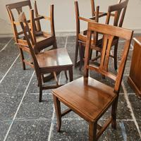 Nr.6 sedie arte povera massello
