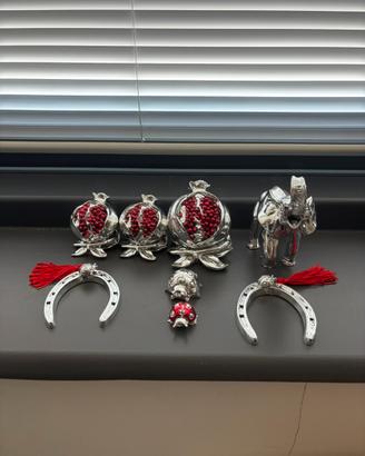 8 statuette MODA ARGENTI Placcate in Argento