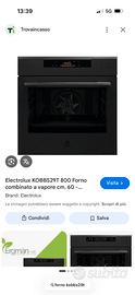 Forno combinato vapore electrolux kobbs29t nuovo