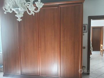 Camera da letto matrimoniale in noce