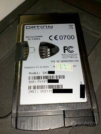 Scheda dati Internet Option GT Max 3.6 PCMCIA II