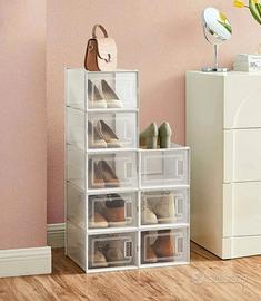 Organizzatore scarpe a 6 cubi
