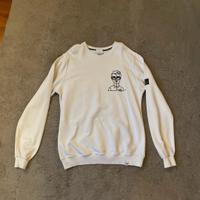 Felpa bianca della Berna