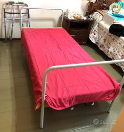 Letto degenza 2 manovelle+Mat anti decubito