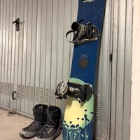 Tavola Snowboard + Attacchi + Scarponi