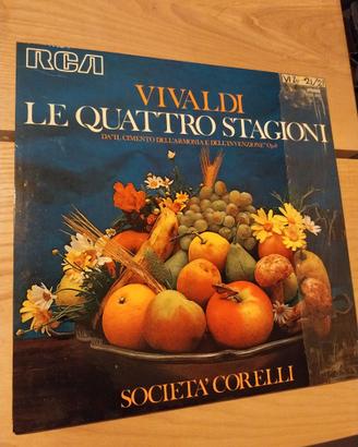 VINILE VIVALDI LE QUATTRO STAGIONI SOCIETA CORELLI