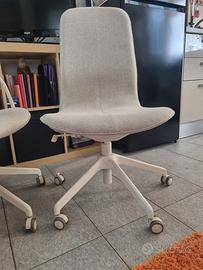 coppia sedie con ruote LANGFJALL ikea