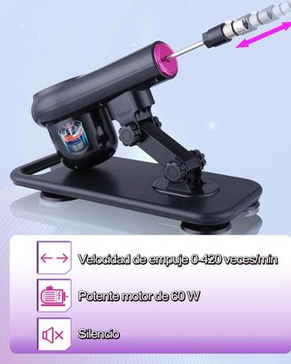 Sex Machine con telecomando + 8 accessori
