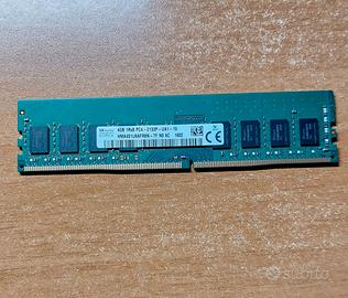 Ram 4 GB Desktop Computer DDR4 PC4-17000U Hynix
