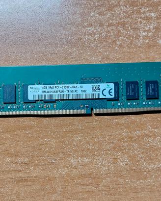 Ram 4 GB Desktop Computer DDR4 PC4-17000U Hynix