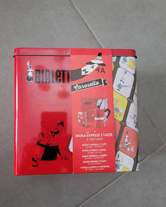 Caffettiera moka 3 tazze confezione natale