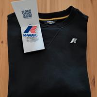 Felpa KWAY Winter Time. nera/blu notte. mis. L