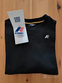 Felpa KWAY Winter Time. nera/blu notte. mis. L